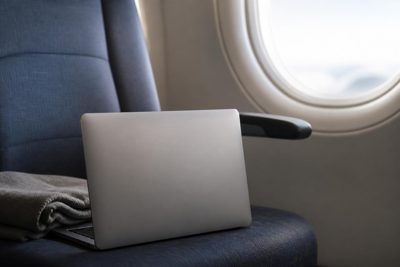 A laptop left on a flight makes its way home