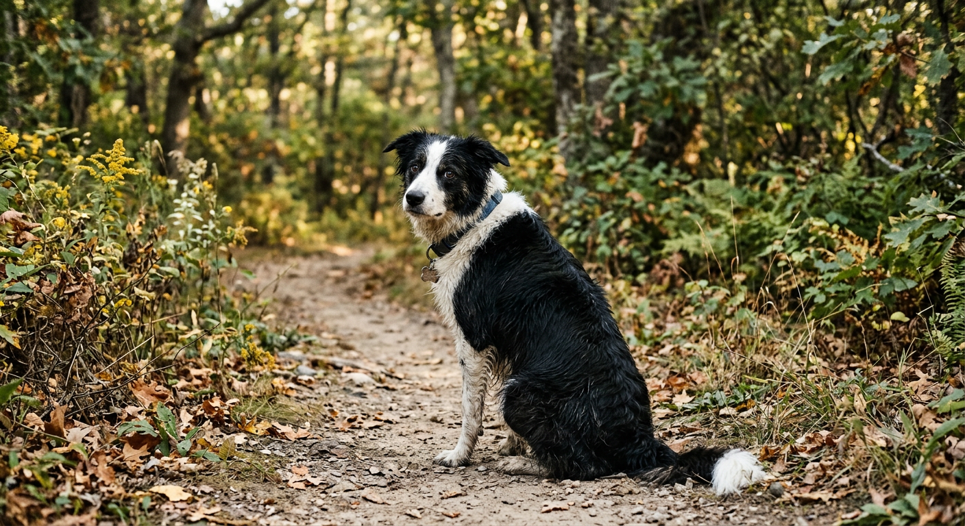 Lost: Lost border collie 'Mika' — Stockholm