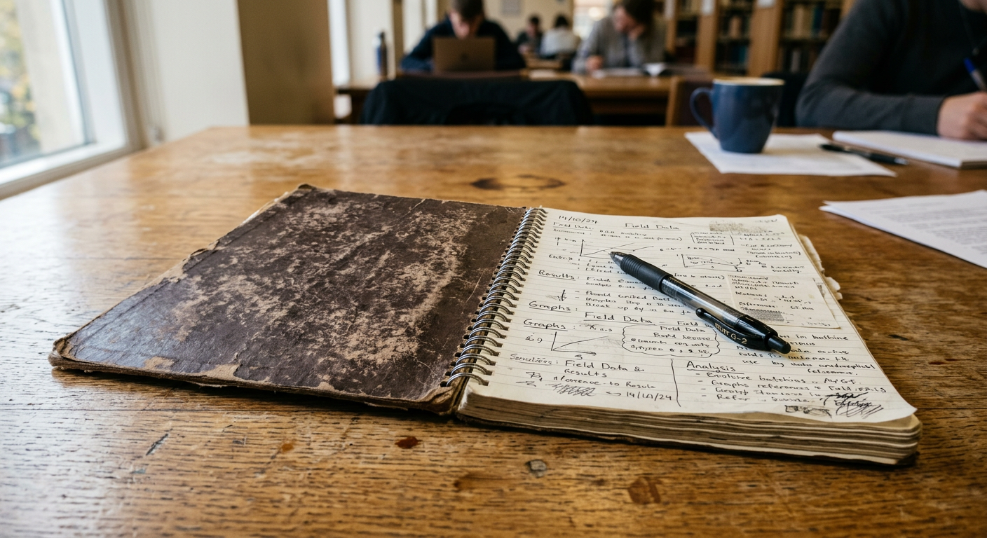 Lost: Missing notebook with research — San Francisco