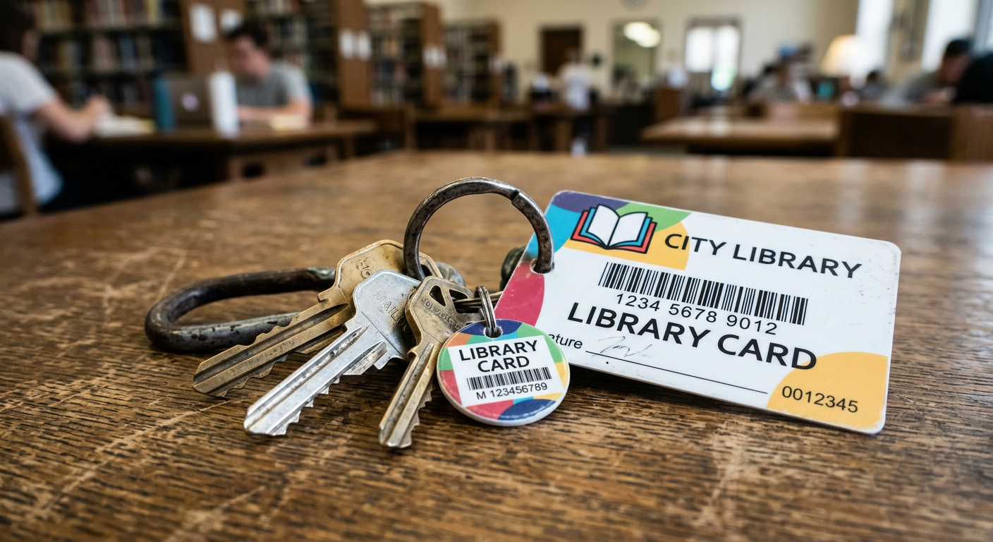 Found: Found keys with library card — Austin
