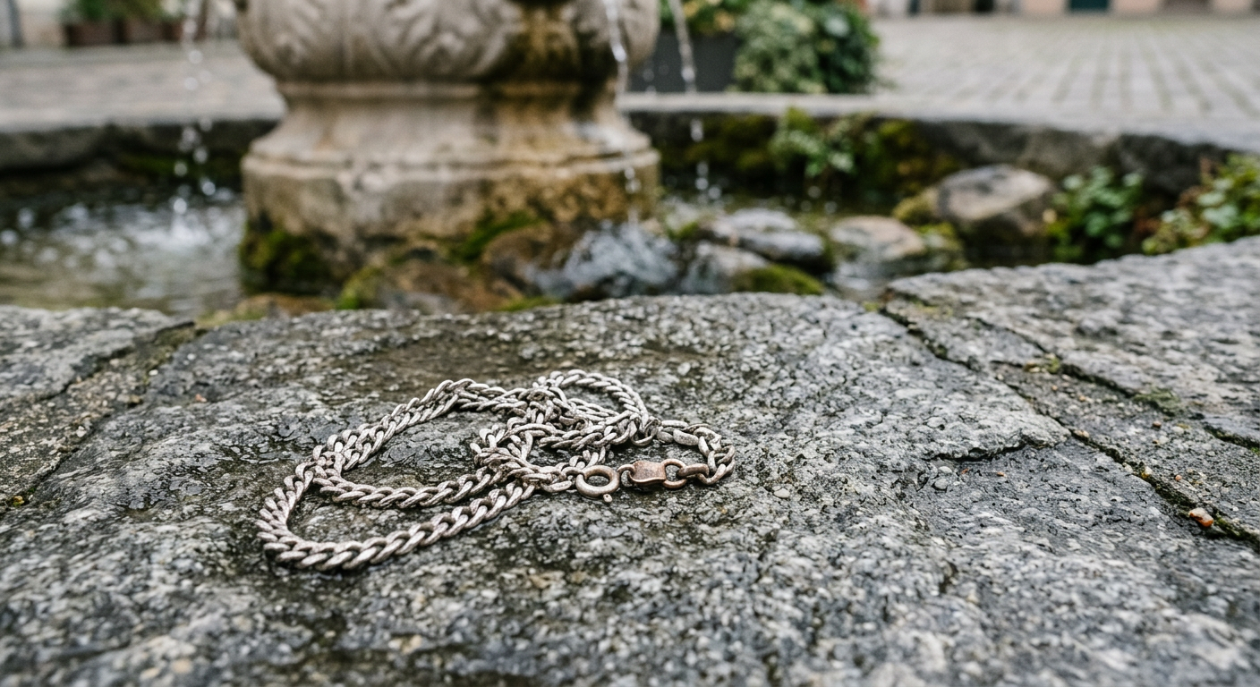 Found: Found silver chain near fountain — Seattle