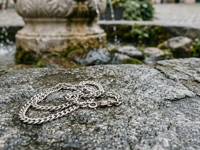 Found: Found silver chain near fountain — Seattle