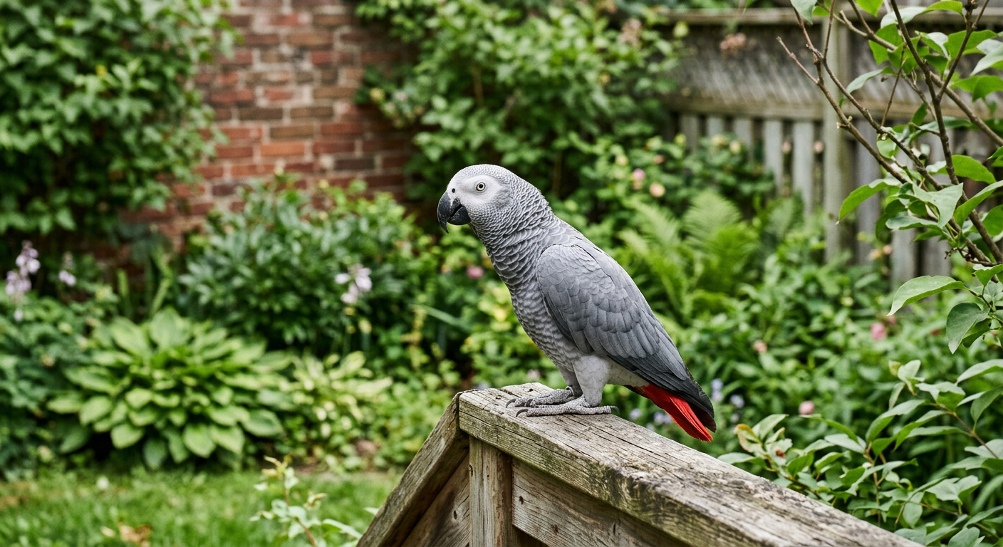Lost: Missing African Grey parrot — New York